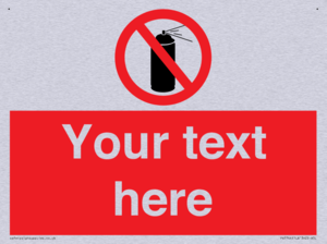 Custom prohibition no aerosol